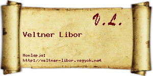 Veltner Libor névjegykártya